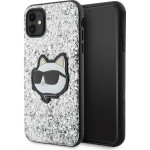 Karl Lagerfeld KLHCN61G2CPS iPhone 11 / Xr 6.1'' silver/silver hardcase Glitter Choupette Patch - (KF001663-0)