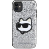 Karl Lagerfeld KLHCN61G2CPS iPhone 11 / Xr 6.1'' silver/silver hardcase Glitter Choupette Patch - (KF001663-0)