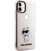 Karl Lagerfeld KLHCN61HNCHTCP iPhone 11 / Xr 6.1 pink/pink hardcase Ikonik Choupette - (KF001585-0)