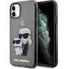 Karl Lagerfeld KLHCN61HNKCTGK iPhone 11 / Xr 6.1 black/black hardcase Gliter Karl&Choupette - (KF001586-0)