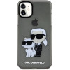 Karl Lagerfeld KLHCN61HNKCTGK iPhone 11 / Xr 6.1 black/black hardcase Gliter Karl&Choupette - (KF001586-0)