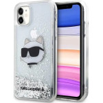 Karl Lagerfeld KLHCN61LNCHCS iPhone 11/ XR silver/silver hardcase Glitter Choupette Head - (KF001535-0)