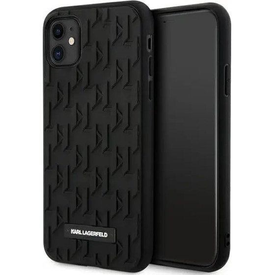 Karl Lagerfeld KLHCN61RUPKLPK iPhone 11 / Xr 6.1'' hardcase black/black 3D Monogram - (KF001669-0)