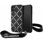 Karl Lagerfeld KLHCN61SAKLMBSK iPhone 11 / Xr 6.1'' black/black hardcase Monogram Losange Saffiano - (KF001657-0)
