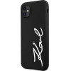 Karl Lagerfeld KLHCN61SKSVGK iPhone 11 / Xr 6.1'' black/black hardcase Silicone Signature - (KF001658-0)