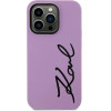 Karl Lagerfeld KLHCN61SKSVGU iPhone 11 / Xr 6.1'' purple/purple hardcase Silicone Signature - (KF001659-0)