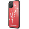 Karl Lagerfeld KLHCN65DLKSRE iPhone 11 Pro Max czerwony/red hard case Signature Glitter - (KF000271-0)