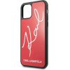 Karl Lagerfeld KLHCN65DLKSRE iPhone 11 Pro Max czerwony/red hard case Signature Glitter - (KF000271-0)