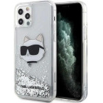 Karl Lagerfeld KLHCP12MLNHCCS iPhone 12/ 12 Pro 6.1 silver/silver hardcase Glitter Choupette Head - (KF001540-0)