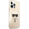 Karl Lagerfeld KLHCP13LKHTUGLGO iPhone 13 Pro / 13 6,1'' zloty/gold hardcase Glitter Karl`s Head - (KF000689-0)