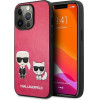 Karl Lagerfeld KLHCP13LPCUSKCP iPhone 13 Pro / 13 6,1'' fuksja/fuchsia hardcase Ikonik Karl & Choupette - (KF000673-0)