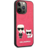 Karl Lagerfeld KLHCP13LPCUSKCP iPhone 13 Pro / 13 6,1'' fuksja/fuchsia hardcase Ikonik Karl & Choupette - (KF000673-0)