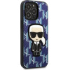 Karl Lagerfeld KLHCP13LPMNIKBL iPhone 13 Pro / 13 6.1 hardcase blue/blue Monogram Ikonik Patch - (KF001343-0)