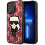 Karl Lagerfeld KLHCP13LPMNIKPI iPhone 13 Pro / 13 6.1 hardcase red/red Monogram Ikonik Patch - (KF001326-0)