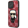Karl Lagerfeld KLHCP13LPMNIKPI iPhone 13 Pro / 13 6.1 hardcase red/red Monogram Ikonik Patch - (KF001326-0)
