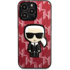 Karl Lagerfeld KLHCP13LPMNIKPI iPhone 13 Pro / 13 6.1 hardcase red/red Monogram Ikonik Patch - (KF001326-0)