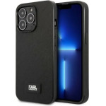 Karl Lagerfeld KLHCP13LSFMP2K iPhone 13 Pro / 13 6.1 hardcase black/black Saffiano Plaque - (KF001318-0)
