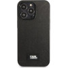 Karl Lagerfeld KLHCP13LSFMP2K iPhone 13 Pro / 13 6.1 hardcase black/black Saffiano Plaque - (KF001318-0)