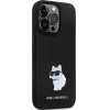 Karl Lagerfeld KLHCP13LSMHCNPK case for iPhone 13 Pro / 13 - black Silicone C Metal Pin - (KF001704-0)