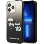 Karl Lagerfeld KLHCP13LTGKCK iPhone 13 Pro / 13 6,1'' hardcase czarny/black Gradient Ikonik Karl & Choupette - (KF001003-0)