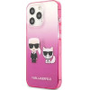 Karl Lagerfeld KLHCP13LTGKCP iPhone 13 Pro / 13 6,1'' hardcase rozowy/pink Gradient Ikonik Karl & Choupette - (KF000999-0)