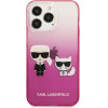 Karl Lagerfeld KLHCP13LTGKCP iPhone 13 Pro / 13 6,1'' hardcase rozowy/pink Gradient Ikonik Karl & Choupette - (KF000999-0)