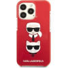 Karl Lagerfeld KLHCP13LTPE2TR iPhone 13 Pro / 13 6,1'' hardcase czerwony/red Karl&Choupette Head - (KF000970-0)
