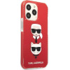 Karl Lagerfeld KLHCP13LTPE2TR iPhone 13 Pro / 13 6,1'' hardcase czerwony/red Karl&Choupette Head - (KF000970-0)
