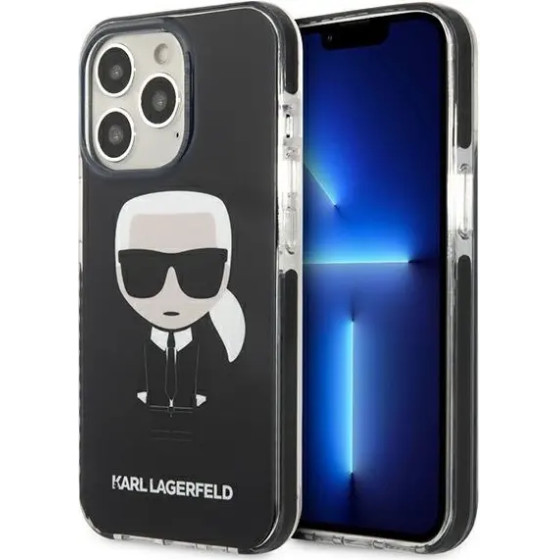 Karl Lagerfeld KLHCP13LTPEIKK iPhone 13 Pro / 13 6,1'' hardcase czarny/black Iconik Karl - (KF000962-0)