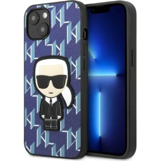 Karl Lagerfeld KLHCP13MPMNIKBL iPhone 13 6.1'' hardcase blue/blue Monogram Ikonik Patch - (KF001342-0)