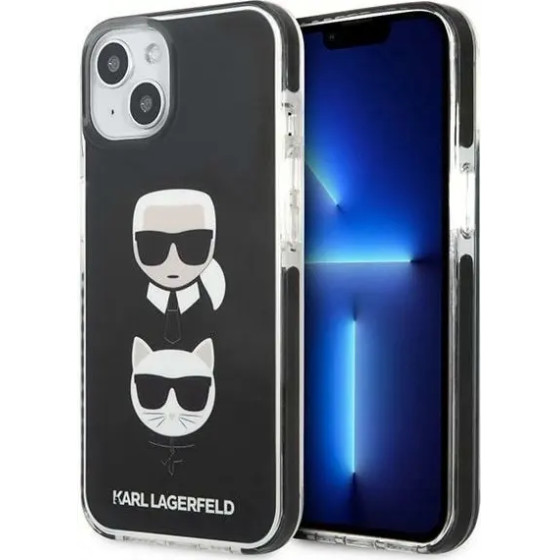 Karl Lagerfeld KLHCP13MTPE2TK iPhone 13 6,1'' hardcase czarny/black Karl&Choupette Head - (KF001260-0)