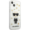 Karl Lagerfeld KLHCP13SHFLT iPhone 13 mini 5,4'' przezroczysty/transparent Flower Ikonik Karl - (KF000976-0)