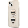 Karl Lagerfeld KLHCP13SKCTUGLGO iPhone 13 mini 5,4'' zloty/gold hardcase Glitter Karl`s & Choupette - (KF000815-0)
