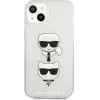 Karl Lagerfeld KLHCP13SKCTUGLS iPhone 13 mini 5,4'' srebrny/silver hardcase Glitter Karl`s & Choupette - (KF000807-0)