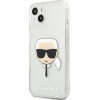 Karl Lagerfeld KLHCP13SKHTUGLS iPhone 13 mini 5,4'' srebrny/silver hardcase Glitter Karl`s Head - (KF000739-0)