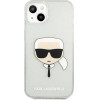 Karl Lagerfeld KLHCP13SKHTUGLS iPhone 13 mini 5,4'' srebrny/silver hardcase Glitter Karl`s Head - (KF000739-0)