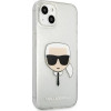 Karl Lagerfeld KLHCP13SKHTUGLS iPhone 13 mini 5,4'' srebrny/silver hardcase Glitter Karl`s Head - (KF000739-0)