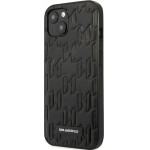 Karl Lagerfeld KLHCP13SMNMP1K iPhone 13 mini 5,4 hardcase black / black Monogram Plaque - (KF001263-0)
