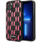 Karl Lagerfeld KLHCP13SMNMP1P iPhone 13 mini 5,4 hardcase pink / pink Monogram Plaque - (KF001019-0)