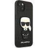 Karl Lagerfeld KLHCP13SOKPK iPhone 13 mini 5,4'' czarny/black hardcase Saffiano Ikonik Karl`s Patch - (KF000787-0)