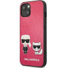 Karl Lagerfeld KLHCP13SPCUSKCP iPhone 13 mini 5,4'' fuksja/fuchsia hardcase Ikonik Karl & Choupette - (KF000671-0)