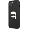 Karl Lagerfeld KLHCP13SPKMK iPhone 13 mini 5,4'' czarny/black hardcase Leather Ikonik Karl`s Head Metal - (KF000795-0)