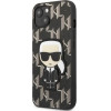 Karl Lagerfeld KLHCP13SPMNIKBK iPhone 13 mini 5.4 hardcase black/black Monogram Ikonik Patch - (KF001320-0)