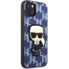 Karl Lagerfeld KLHCP13SPMNIKBL iPhone 13 mini 5.4 hardcase blue/blue Monogram Ikonik Patch - (KF001341-0)