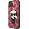 Karl Lagerfeld KLHCP13SPMNIKPI iPhone 13 mini 5.4 hardcase red/red Monogram Ikonik Patch - (KF001324-0)