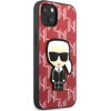 Karl Lagerfeld KLHCP13SPMNIKPI iPhone 13 mini 5.4 hardcase red/red Monogram Ikonik Patch - (KF001324-0)