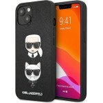Karl Lagerfeld KLHCP13SSAKICKCBK iPhone 13 mini 5,4'' czarny/black hardcase Saffiano Karl & Choupette - (KF000699-0)