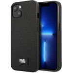 Karl Lagerfeld KLHCP13SSFMP2K iPhone 13 mini 5.4 hardcase black/black Saffiano Plaque - (KF001316-0)