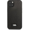 Karl Lagerfeld KLHCP13SSFMP2K iPhone 13 mini 5.4 hardcase black/black Saffiano Plaque - (KF001316-0)