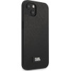 Karl Lagerfeld KLHCP13SSFMP2K iPhone 13 mini 5.4 hardcase black/black Saffiano Plaque - (KF001316-0)
